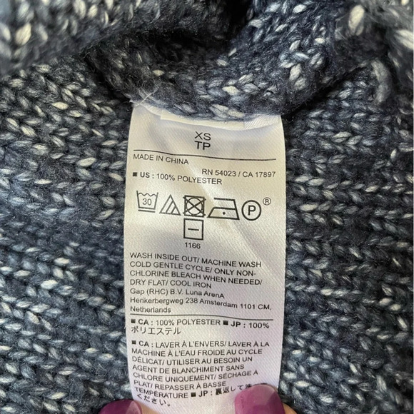 Banana Republic Women’s Sweater Navy/White colour size XS - Picture 3 of 5